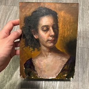 Oil painting-portrait